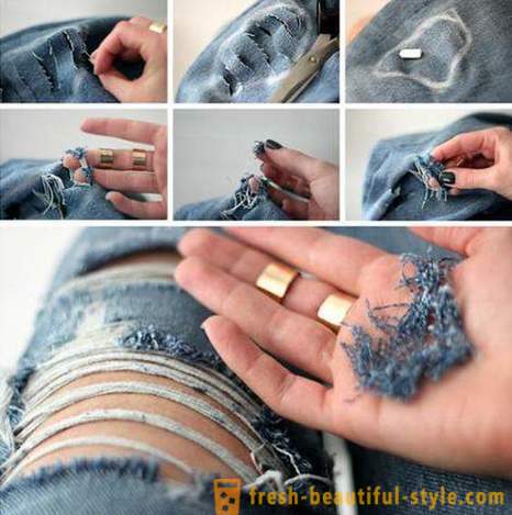 Módní tipy: Jak udělat díry a odřeniny na džínsů?