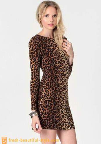 Leopard šaty krásný dravec