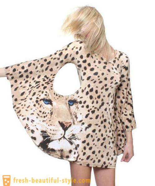 Leopard šaty krásný dravec