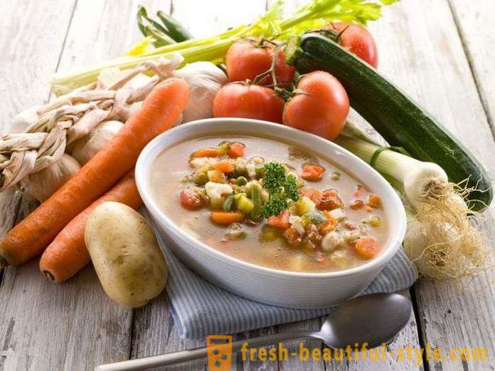 Zeleninové polévky na hubnutí. Tajemství šéfkuchaře