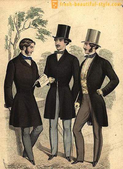 Pánská móda 19. století. trendy